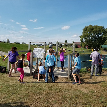 Pumpkin Slingshot at Knollbrook Farms